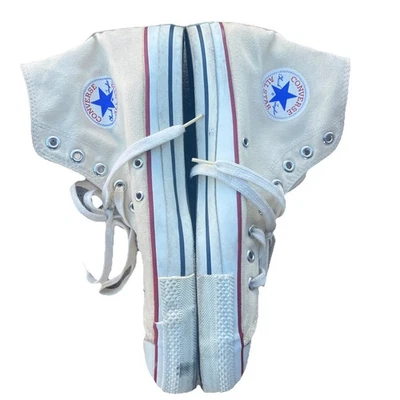 1980s Converse  Chuck Taylors 💥 USA MADE Sz 11.5 Nice Cond. Dble stitch canvas - Image 1 of 4