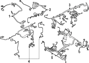 Genuine Ford Engine Wiring Harness PK4Z-9K499-D - Picture 1 of 1