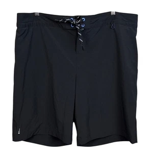 Lands' End Women's Plus Size Board Shorts Black Tie Front Size 16 Summer Swim - Picture 1 of 8