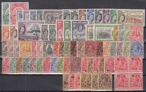 26228/ BRITISH TURKS & CAICOS – 1900 / 1957 SPLENDID MINT COLLECTION – CV 605 $ - Picture 1 of 1