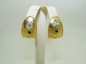 18k Yellow Gold earrings - Picture 1 of 4