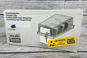 NEU 3,5" Festplattenspeicher Datenhülle Halter fasst 40 Disc PC Fach - Bild 1 von 5