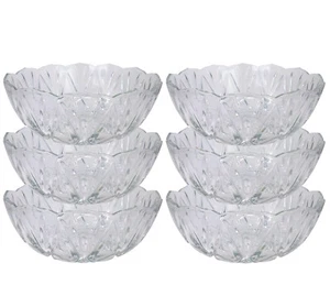 6Pc Orkideh Mini Glass Bowls Food Salad Fruit Ice Cream Prawn Cocktail Dessert - Picture 1 of 7