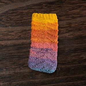 Hand-knitted Mystery Gift Phone Sock - Picture 1 of 4