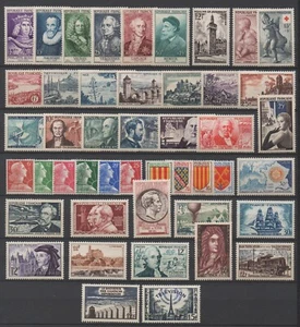 1955  ANNEE COMPLETE ** du # 1008 au # 1049 / COTE 256.50 € A 18% - Picture 1 of 1