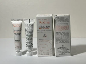 Lot of 2 Avene Tolerance Control Soothing Recovery Cream 0.1oz/5mL Each SEALED - Picture 1 of 1