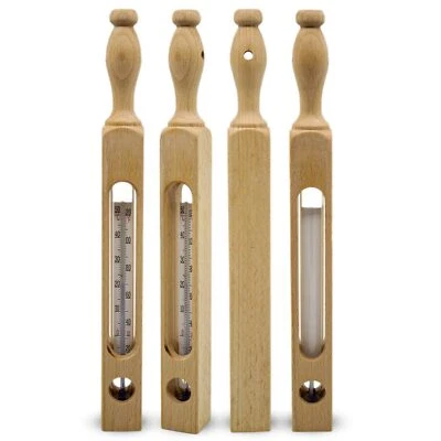 REDECKER Holz Badethermometer Handarbeit Neu Buchenholz Thermometer 1A Qualität