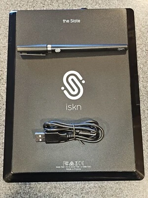 ISKN THE SLATE Graphic Tablet Drawing Pad With Digital Pen - Image 1 of 4