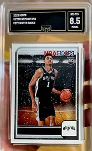 2023 Panini NBA Hoops Winter Variation Victor Wembanyama Rookie #277 RC Graded - Picture 1 of 2