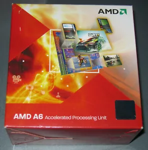 AMD A6-3500 3x 2,1GHz / 2,4GHz 3MB CACHE Sockel FM1 65 Watt AD3500OJZ33GX NEU - Picture 1 of 6
