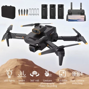 8K HD Drone Dual Camera Drone Foldable RC Drone FPV Quadcopter Toy Altitude Hold - Picture 1 of 12