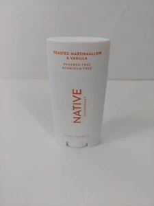 Native Toasted Marshmallow Vanilla Deodorant 2.65oz Paraben Aluminum Free - Picture 1 of 3