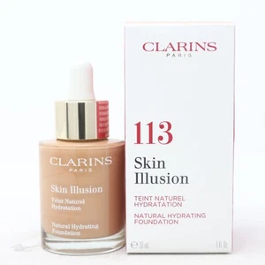 Clarins Skin Illusion Natural Hydrating Foundation 113 CHESTNUT - Picture 1 of 1