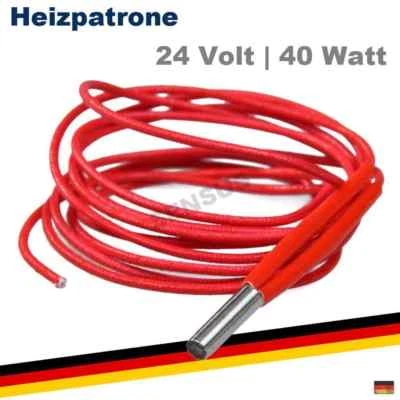 MAKERSHOP Heizpatrone 24V 40W max. 60W Hotend Reprap Bett-Heizung für 3D Drucker