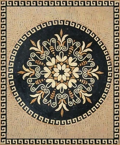 60"x71" Mosaik Marmor Rechteck Bodenfliesen Home Dekor Fliese - Bild 1 von 1
