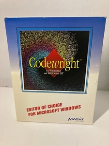 CodeWright Professional Editor for Windows, Complete with diskettes, V3.1h, 1995 - Afbeelding 1 van 19
