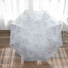 2024 Flower Lace Umbrella Anti Waterproof 3Folding Embroidery Wedding Prom