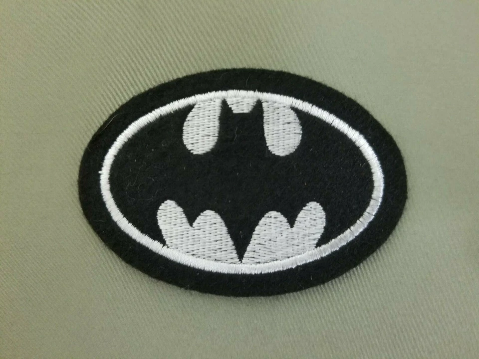 Batman Embroidered Iron On Patch.  - Image 1 of 1