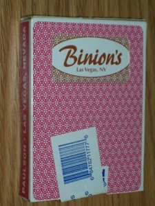 DECK OF CASINO CARDS FROM THE NEW BINION'S CASINO LAS VEGAS - Picture 1 of 1