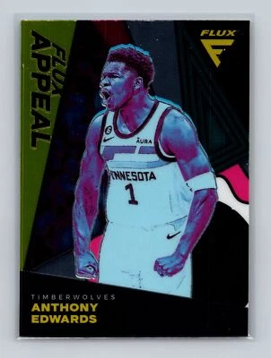 2022-23 Panini Flux #19 Anthony Edwards Minnesota Timberwolves Basketball - Image 1 of 2