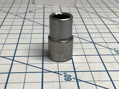 STANLEY Workmaster 1/2 Drive 12pt METRIC Socket, Size 13mm, Model 86-545, USA - Image 1 of 4