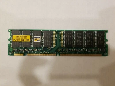HYUNDAI HYM7V65M1601 128MB PC100-322-620 / IBM 38L2982 144 PIN MEMORY - Image 1 of 2