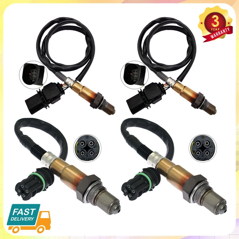 Set of 4 Oxygen Sensors For BMW 2006-2010 550I 650I 2006-2008 750I 750LI 4.8L V8 Foto 1 de 4
