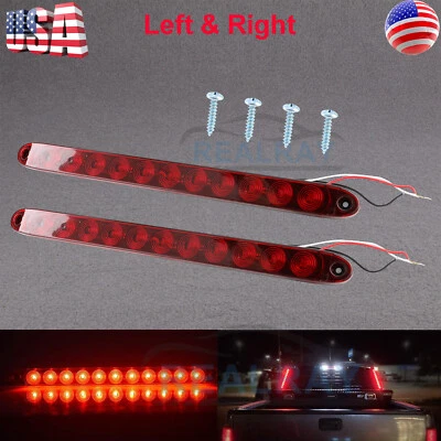 Trailer Light Bar LED Stop Turn Tail Brake Lights Strip for Chevrolet Silverado  - Image 1 of 4