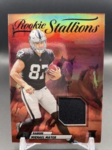 MICHAEL MAYER - 2023 Patch Zenith Football Rookie Stallion #RS-MMR Raiders - Foto 1 di 2