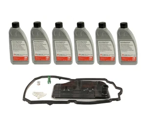 Transmission Service Kit: 6L ATF, Filter, Gaskets, Pan Bolts for Mercedes 2010+ - Picture 1 of 5