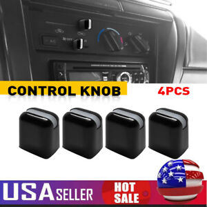 Fit For 84-02 Toyota Heater AC Fan Control Knob Switch Part Car Accessories 4Pcs
