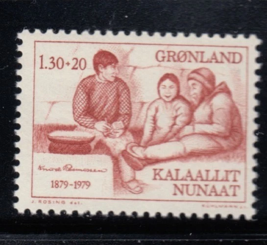 Sello GREENLANDIA Knud Rasmussen, Arctic Explorer MNH Foto 1 de 1