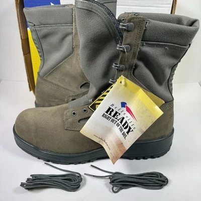 Belleville 650ST Steel Toe Boots Sz 12.5 R Gore-Tex Sage Air Force Combat New - Image 1 of 4