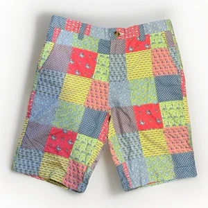Pantalones Cortos Rompedores Vineyard Vines Niños Marineros Rojo Estampado Multi Ballena Patchwork 14 - Imagen 1 de 5