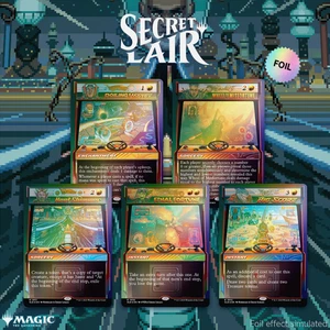MTG Secret Lair Arcade Racers ๐ฎ Final Fortune & Heat Shimmer | Foil Sealed NEW - Picture 1 of 7