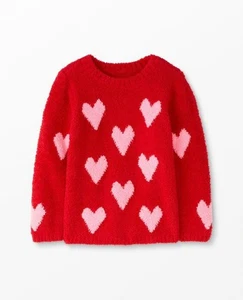 Hanna Andersson roter Valentinstag Pullover rosa Herzen Gr. 5 - Bild 1 von 6