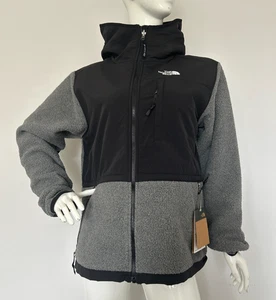 THE NORTH FACE MUJER RETRO DENALI SUDADERA CON CAPUCHA CREMALLERA COMPLETA CHAQUETA GRIS MEDIANO L, XL - Imagen 1 de 7