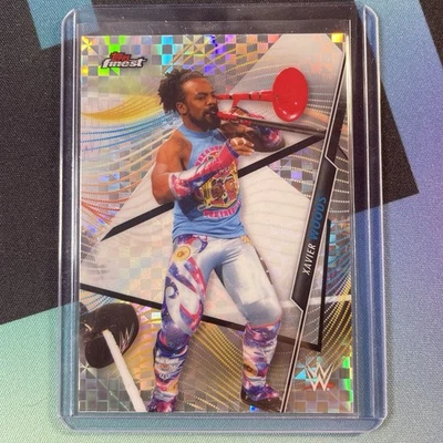 2020 Topps Finest WWE X-Fractor Xavier Woods #70 - Image 1 of 3