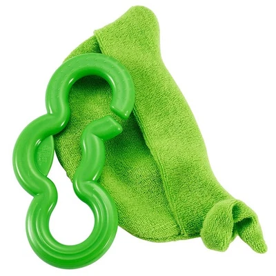 The First Years Chilled Peas 2-In-1 Teether, Green, 3 Months Up - Image 1 of 3