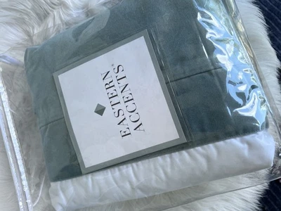 Юбка для кровати Eastern Accents Jackson 16 дюймов Cali King Velvet 700 долл. США - Изображение 1 из 4