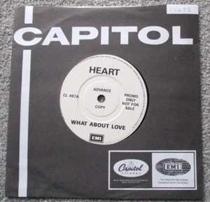 Heart- What About Love / Shell Shock UK promo 7" single. NEW RARE - Picture 1 of 3