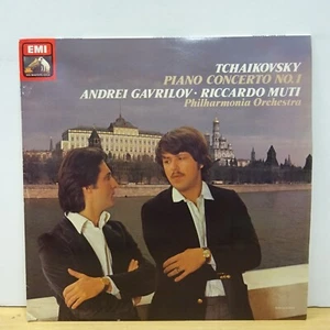 ASD 3818 TCHAIKOVSKY Piano Concerto no 1 GAVRILOV RICCARDO MUTI HMV STEREO LP EX - Picture 1 of 4