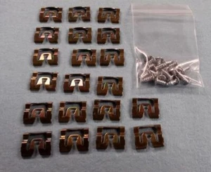 1971-1974 DODGE CHARGER PLYMOUTH ROADRUNNER REAR WINDOW MOLDING CLIP KIT 40PC - Picture 1 of 1