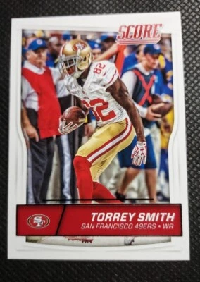2016 Score #274 Torrey Smith San Francisco 49ers NFL Football Card NM-MT 0109 - Image 1 of 2