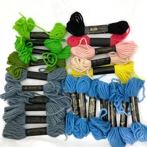 Paragon Persian Wool Yarn Colorfast Mothproofed 3ply mix lot creative stitchery - Picture 1 of 6