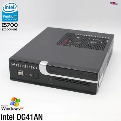 Mini Computer Desktop Intel Board DG41AN PC Parallel Windows XP 2000 - Image 1 of 4