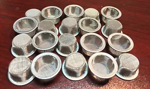 20x Pipe Screen 12mm 1/2" Dome Rim Cup Basket Fine Mesh Bowl Glass Male Slide - Picture 1 of 1