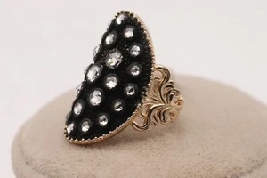 Beautiful Ring IN Antique Style From 925er Silver, Plated with White - Picture 1 of 9