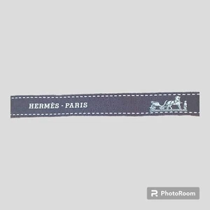 Authentic HERMES 2 Brown Ribbons 74"Long 0.5”wide - Picture 1 of 4