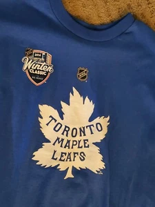 Winter Classic Reebok Center Ice Maple Leafs Youth XL / T-Shirt # 3 Phaneuf - Picture 1 of 4